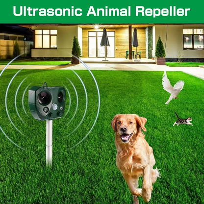 Eco-Friendly Solar Animal Deterrent for Your Garden