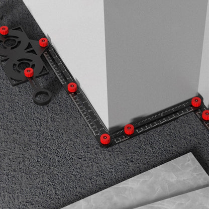 Precision Folding Ruler for Accurate Tile Measurements