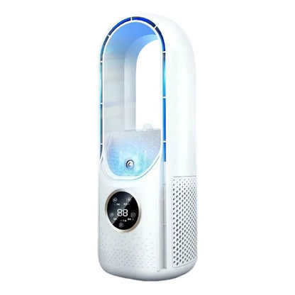 Sleek Bladeless Portable Air Cooler for Home and Office