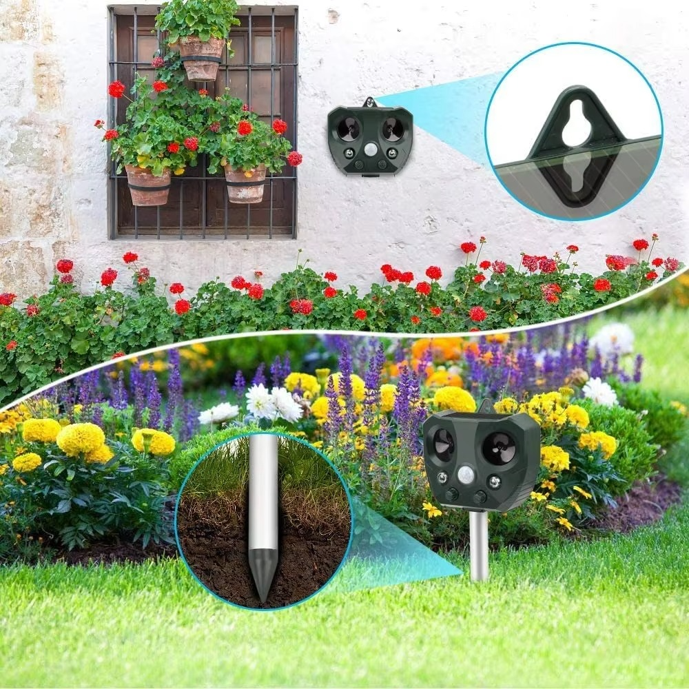 Eco-Friendly Solar Animal Deterrent for Your Garden