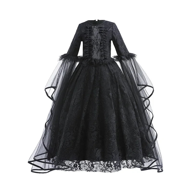 Majestic Villainess Costume Dress for Girls, Ages 4-6
