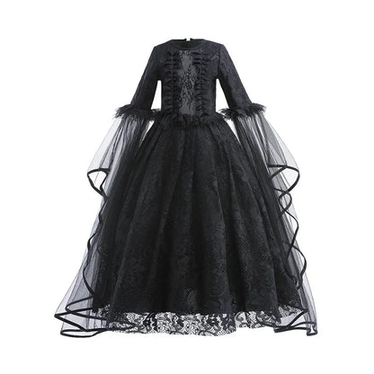 Majestic Villainess Costume Dress for Girls, Ages 4-6