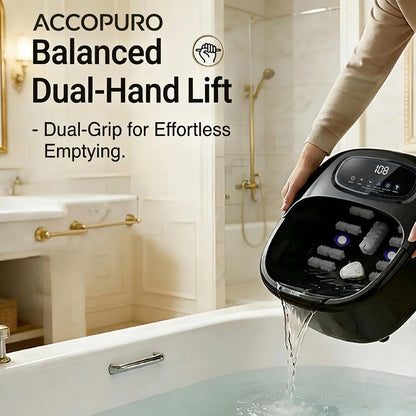 Electric Foot Spa Soaking Tub with Ozone - Massager and Temp Control