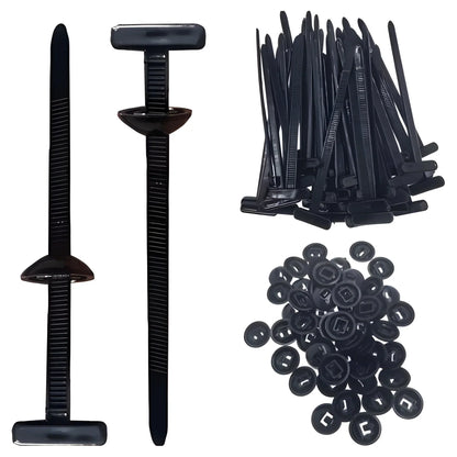 Durable Universal Zip Ties - 50 Pack Heavy-Duty Solutions