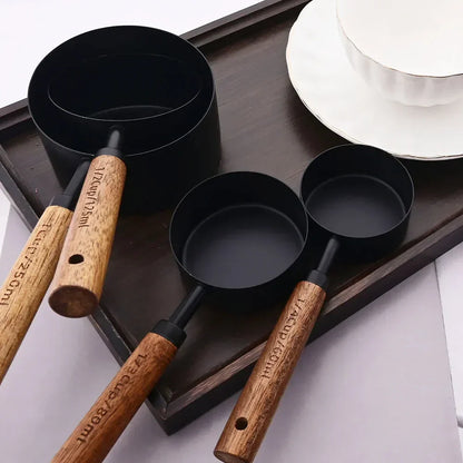 Precision Measuring Set with Wooden Handles – 8-Piece Collection