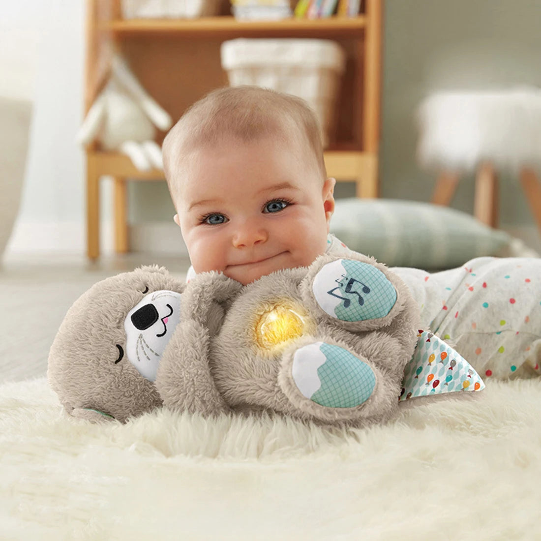 Gentle Sleep Companion with Calming Sounds and Lights