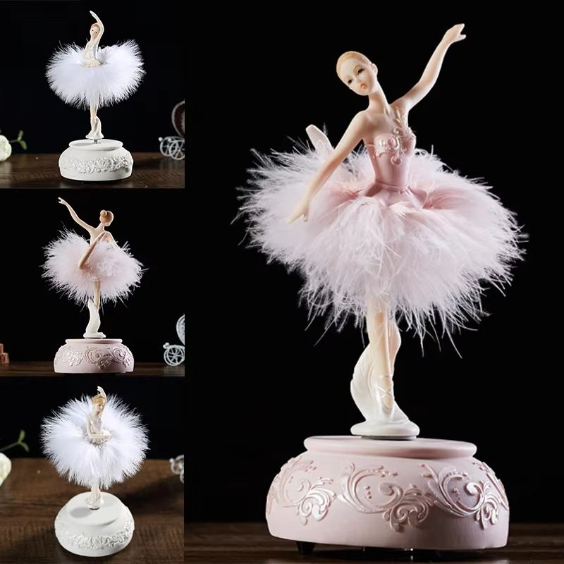 Enchanting Ballet Music Box with Elegant Figurine