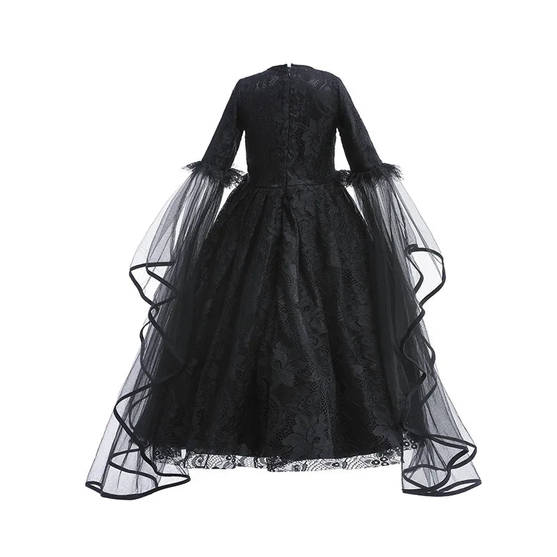 Majestic Villainess Costume Dress for Girls, Ages 4-6