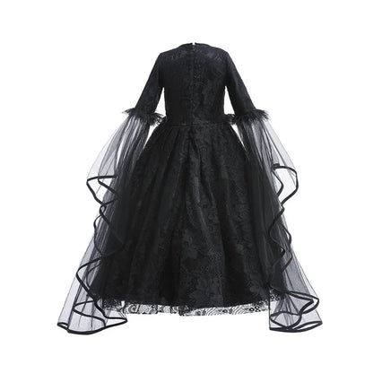 Majestic Villainess Costume Dress for Girls, Ages 4-6
