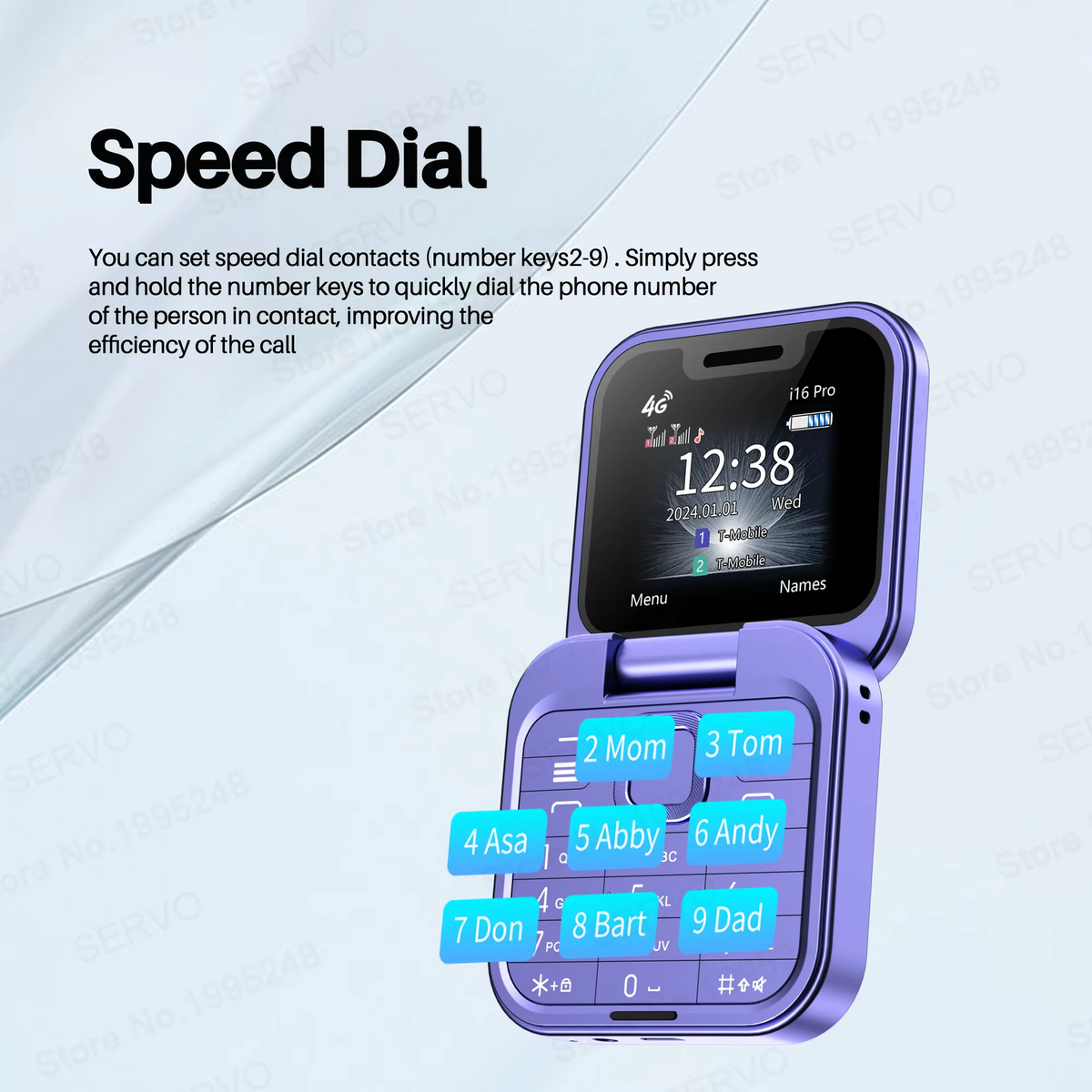 EasyView Flip Phone with Dual SIM and Extended Battery Life