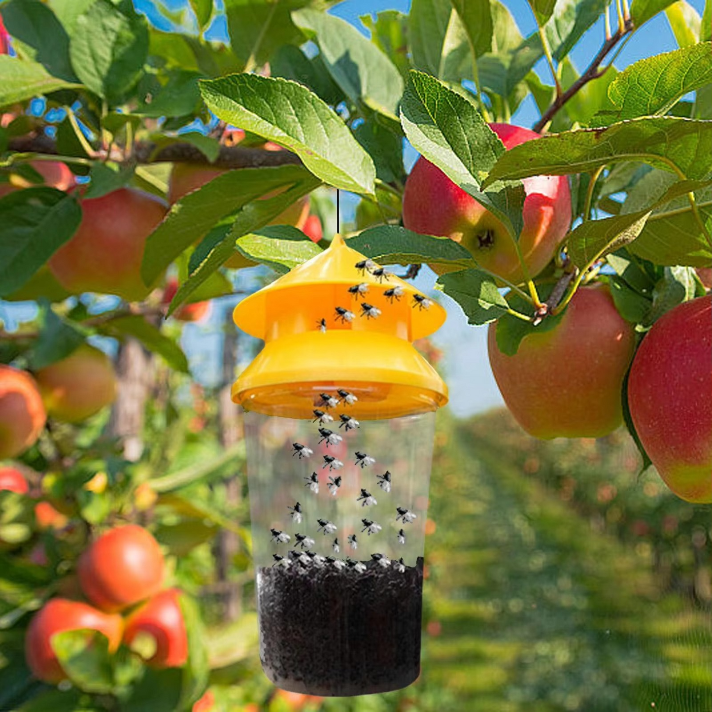 Eco-Friendly Reusable Fly Catcher for Outdoor Areas