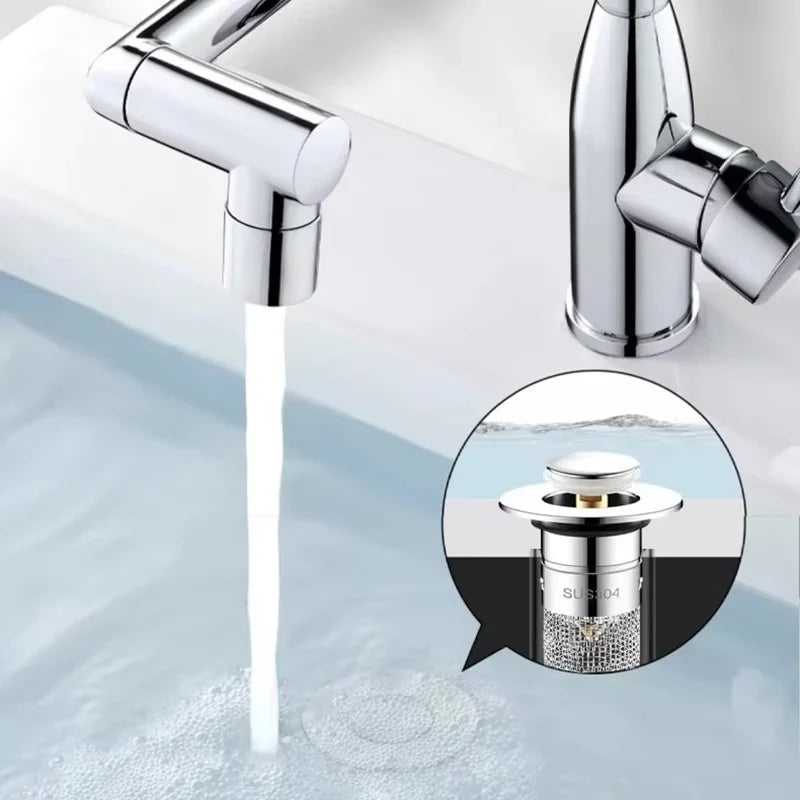 Smart Drain Stopper with Integrated Debris Filter