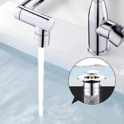Smart Drain Stopper with Integrated Debris Filter