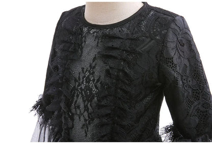 Majestic Villainess Costume Dress for Girls, Ages 4-6