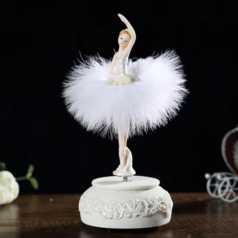 Enchanting Ballet Music Box with Elegant Figurine