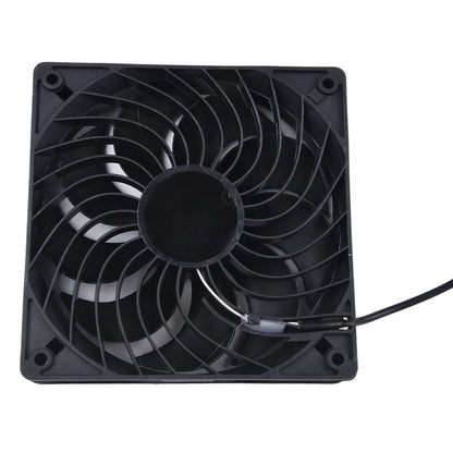 Eco-Friendly Dual Exhaust Ventilation System with 10W Solar Panel