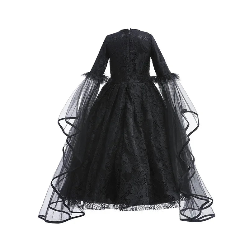 Majestic Villainess Costume Dress for Girls, Ages 4-6