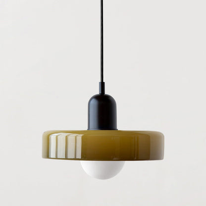 Two-Tone Pendant Light in Coastal Transitional Design
