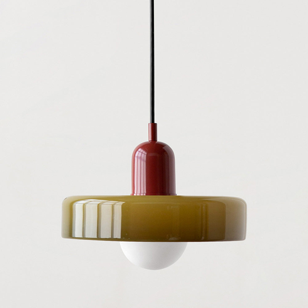 Two-Tone Pendant Light in Coastal Transitional Design