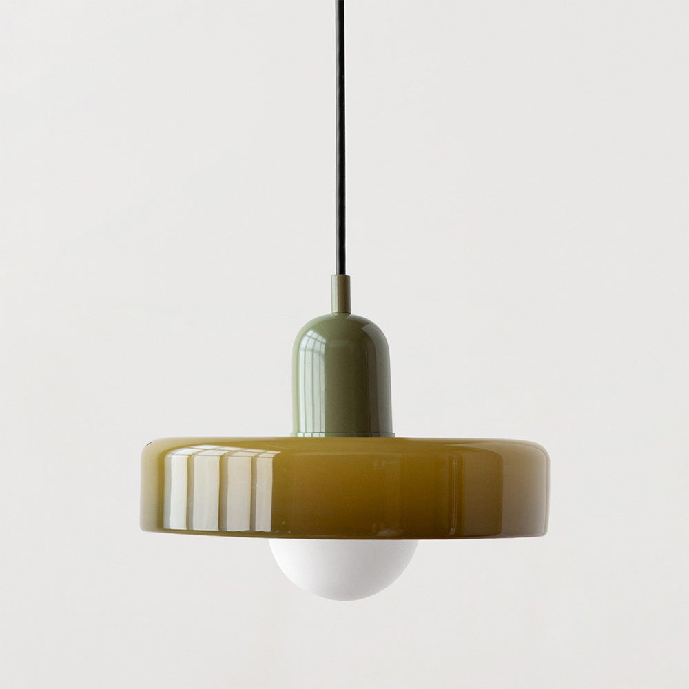 Two-Tone Pendant Light in Coastal Transitional Design