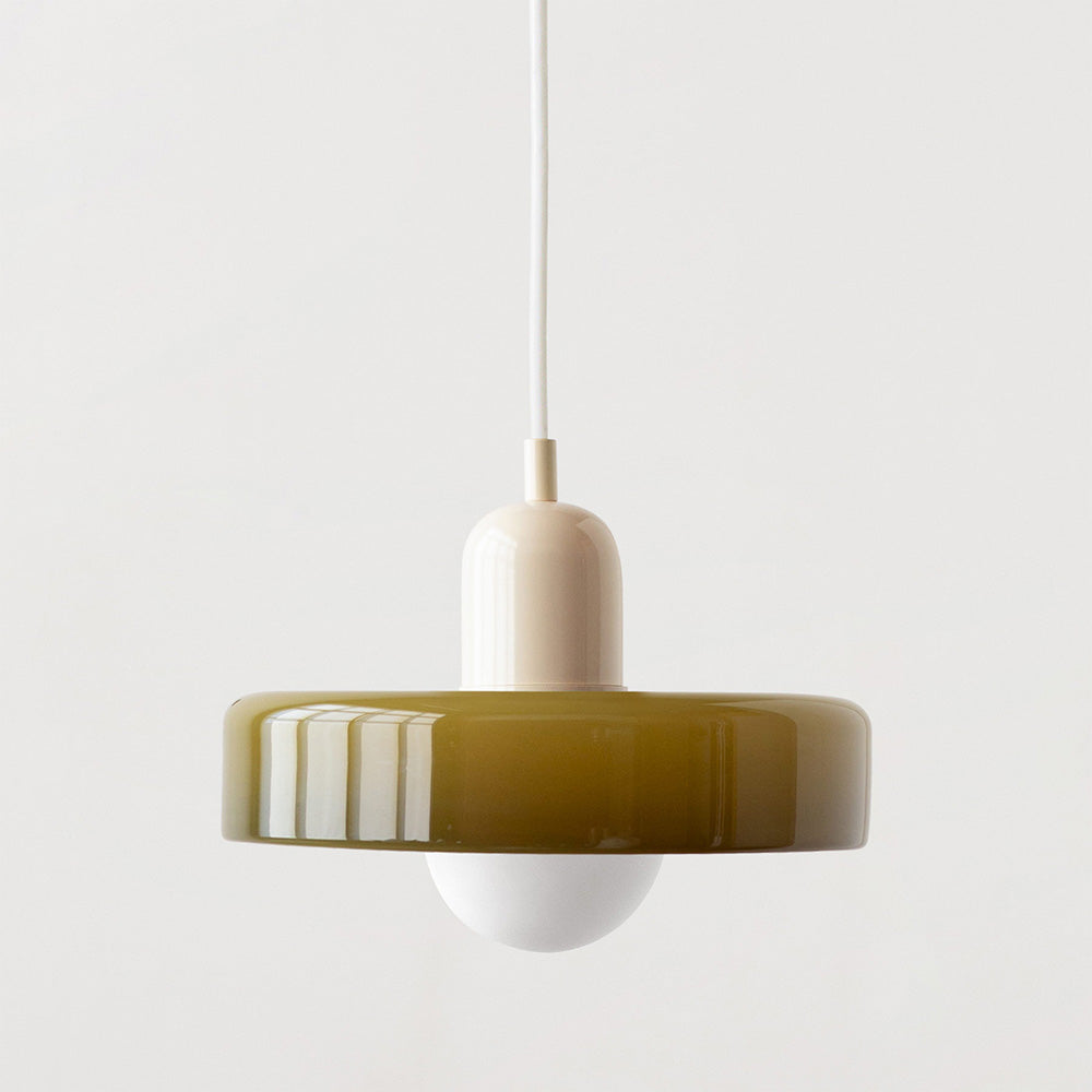 Two-Tone Pendant Light in Coastal Transitional Design
