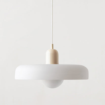 Two-Tone Pendant Light in Coastal Transitional Design