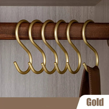 Durable S Hooks for Hanging Clothes | Space-Saving Organizer