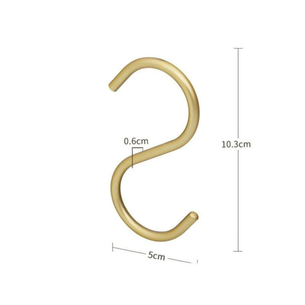 Durable S Hooks for Hanging Clothes | Space-Saving Organizer