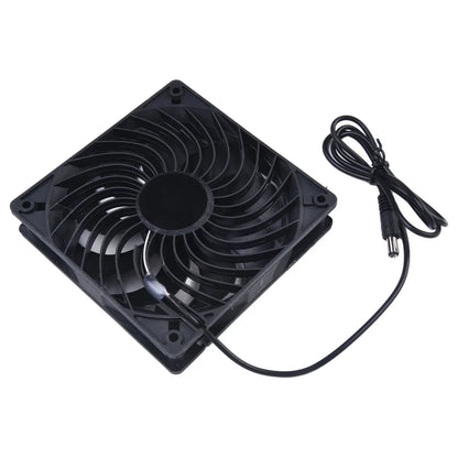 Eco-Friendly Dual Exhaust Ventilation System with 10W Solar Panel