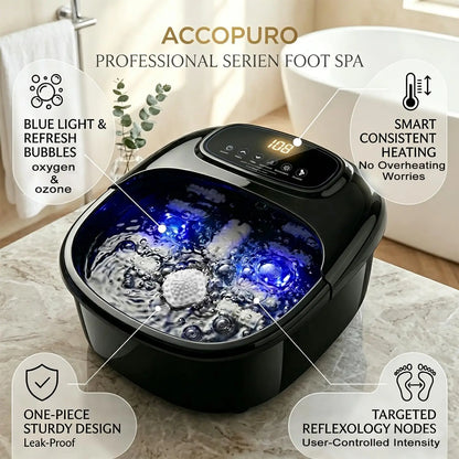 Electric Foot Spa Soaking Tub with Ozone - Massager and Temp Control
