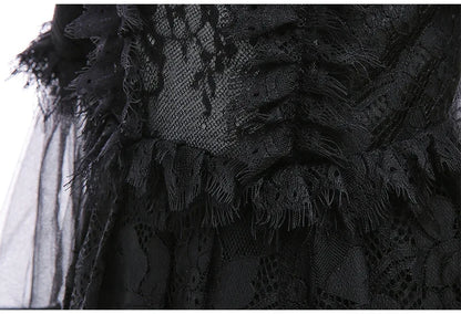 Majestic Villainess Costume Dress for Girls, Ages 4-6