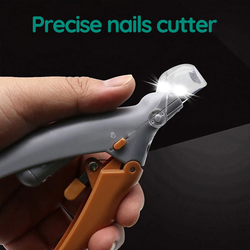Precision Sensor Dog Nail Clippers with Ergonomic Grip for Safe Grooming