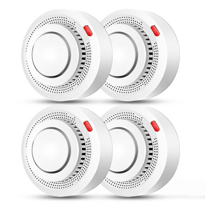 Smart WiFi Smoke Alarm with 85dB Siren & Mobile Notifications – Dual Mode Safety