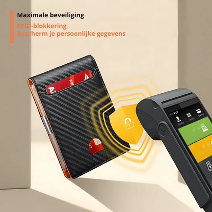 Men's Compact Leather Wallet with RFID Protection – Ultra-Slim Design