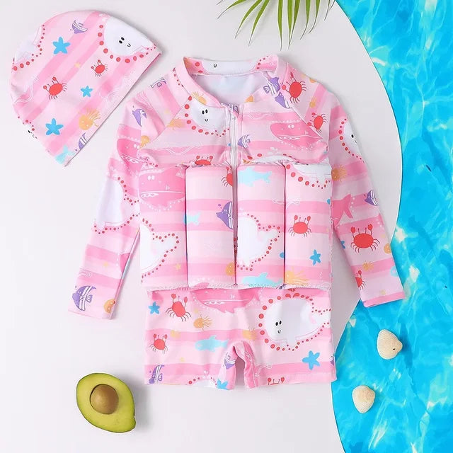 Floating Life Vest for Children Ages 2-6 | Adjustable and Comfortable