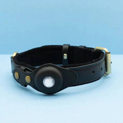 Eco-Friendly Leather Dog Collar – Waterproof Design for Comfortable Tracking