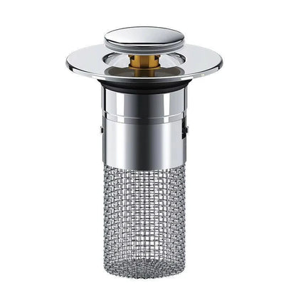 Smart Drain Stopper with Integrated Debris Filter