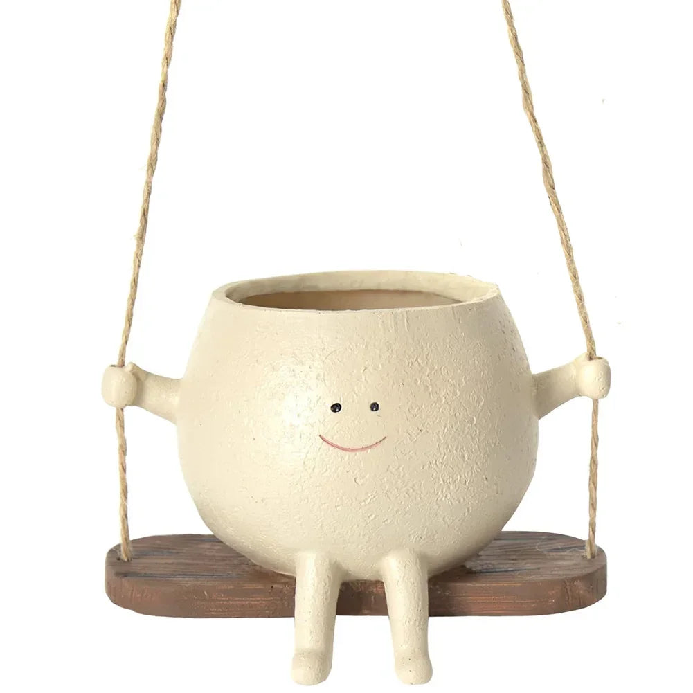 Charming Suspended Planter for Small Greens