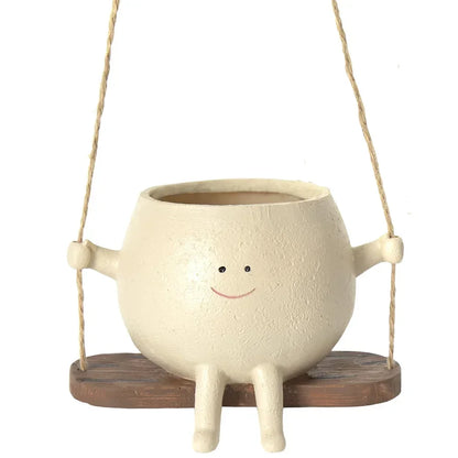 Charming Suspended Planter for Small Greens