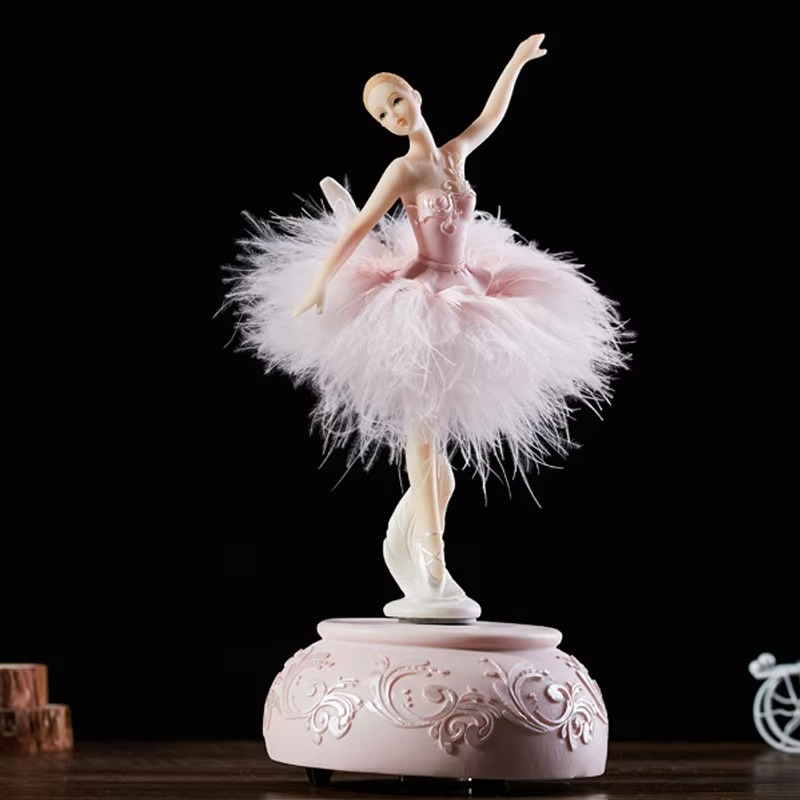 Enchanting Ballet Music Box with Elegant Figurine
