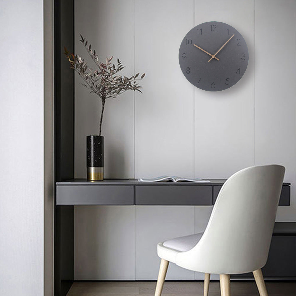 Minimalist Wall Clock with Silent Mechanism – Scandinavian Home Decor