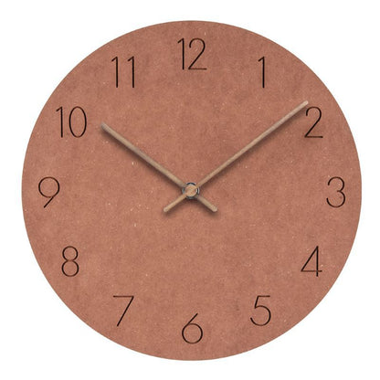 Minimalist Wall Clock with Silent Mechanism – Scandinavian Home Decor