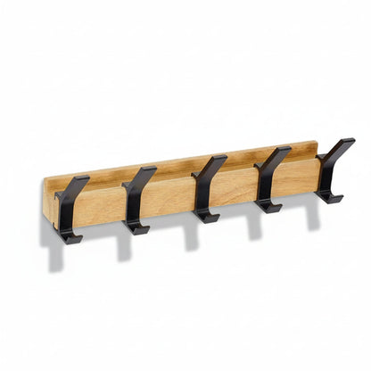Adjustable Hook Coat Rack for Wall – Chic Entryway Organizer