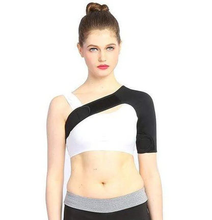 Adjustable Neoprene Compression Sleeve for Women's Shoulder Support