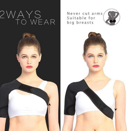 Adjustable Neoprene Compression Sleeve for Women's Shoulder Support