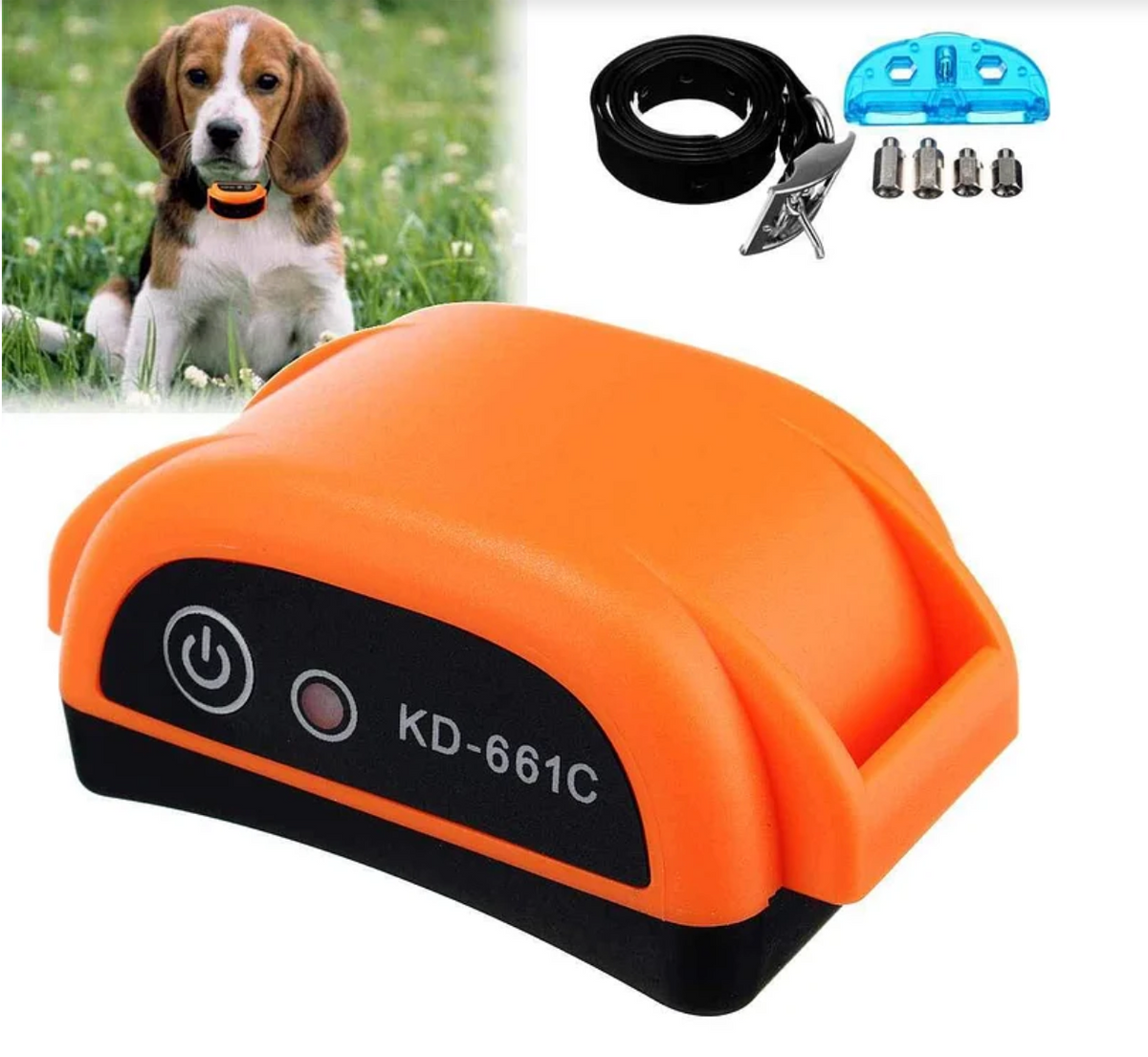 Waterproof Rechargeable Shock Collar with Electric Fence and 5 Static Levels