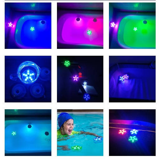 Vibrant Floating Pool Lights for Magical Night Swims