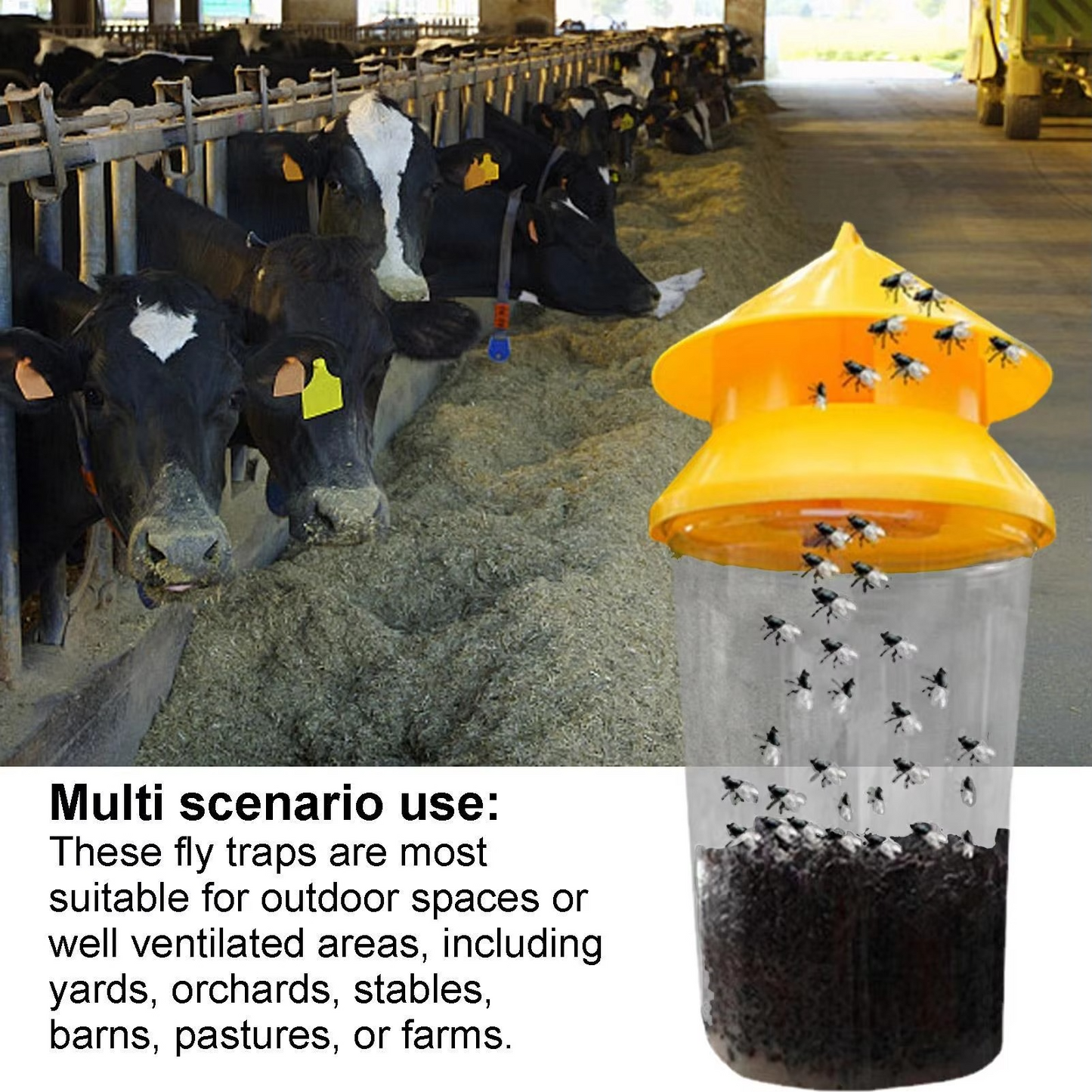 Eco-Friendly Reusable Fly Catcher for Outdoor Areas
