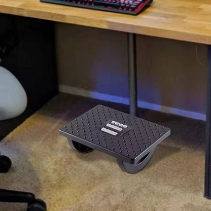 Ergonomic Footrest for Office Chair - Rocking Design with Massage Rollers