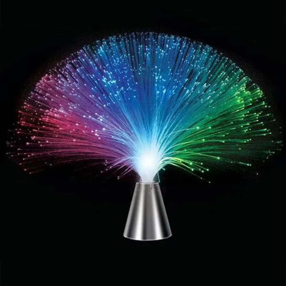 LED Starlight Lamp with Seven Color Options and Fiber Optic Design